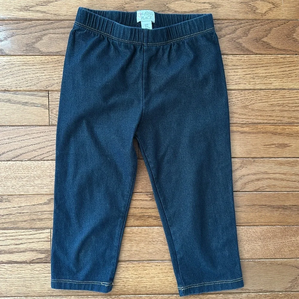 💙 Children’s place carters girls leggings blue size 5 pants bundle euc